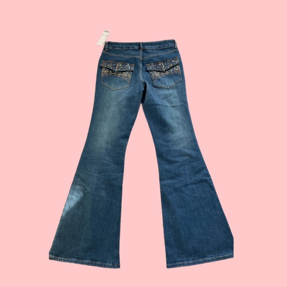 Urban Outfitters Jeweled Flare Jeans